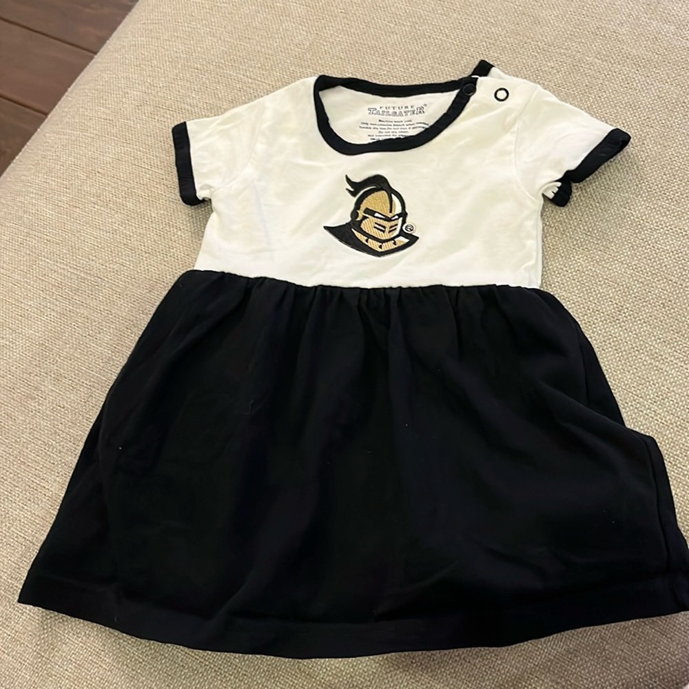 UCF dress and booties